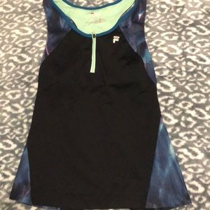 Fila black sport top